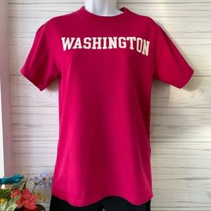 Soffe Cotton Pink-Washington tee shirt.